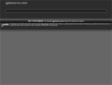 Tablet Screenshot of gplsource.com